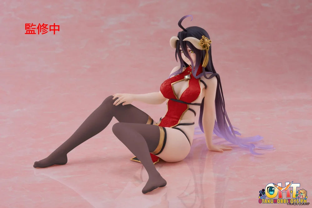 TAITO Overlord Desktop Cute Figure - Albedo (Chinese Dress Ver.) Renewal Prize Figure