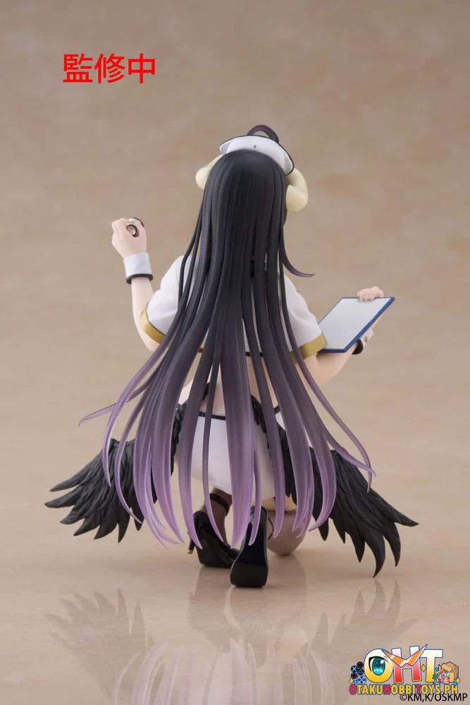 TAITO Overlord Desktop Cute Figure - Albedo (Nurse Ver.) Prize Figure