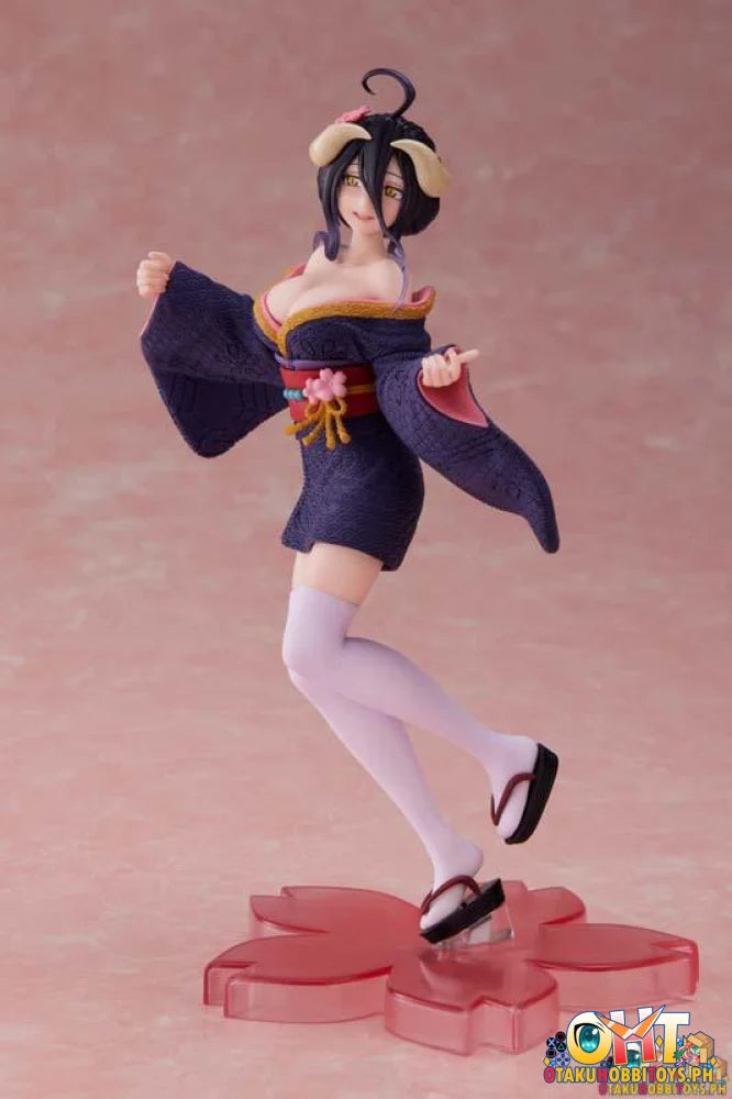 Taito Overlord Iv Coreful Figure Albedo Sakura Kimono Ver. Prize