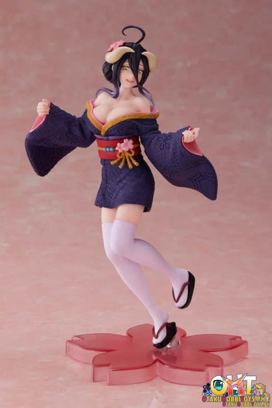 Taito Overlord Iv Coreful Figure Albedo Sakura Kimono Ver. Prize