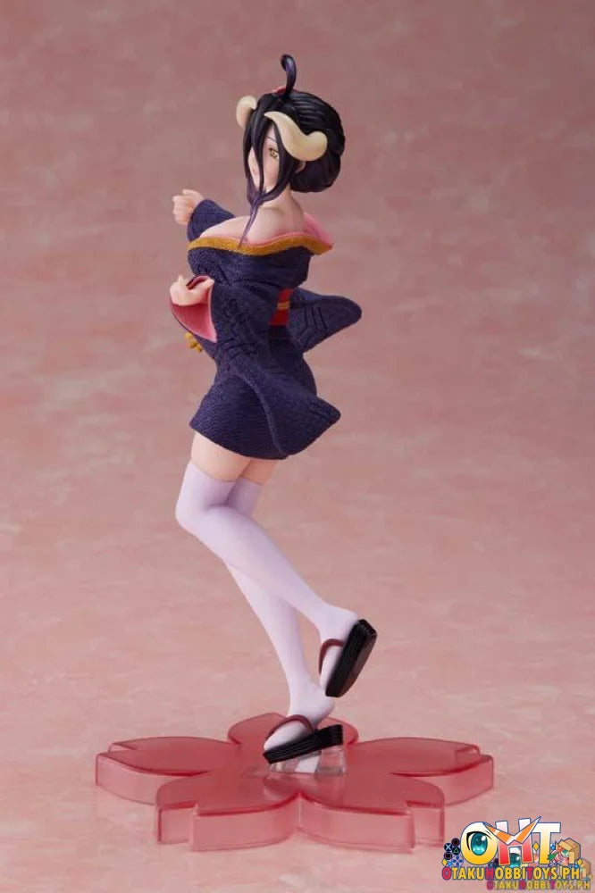 Taito Overlord Iv Coreful Figure Albedo Sakura Kimono Ver. Prize