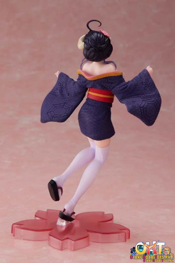Taito Overlord Iv Coreful Figure Albedo Sakura Kimono Ver. Prize