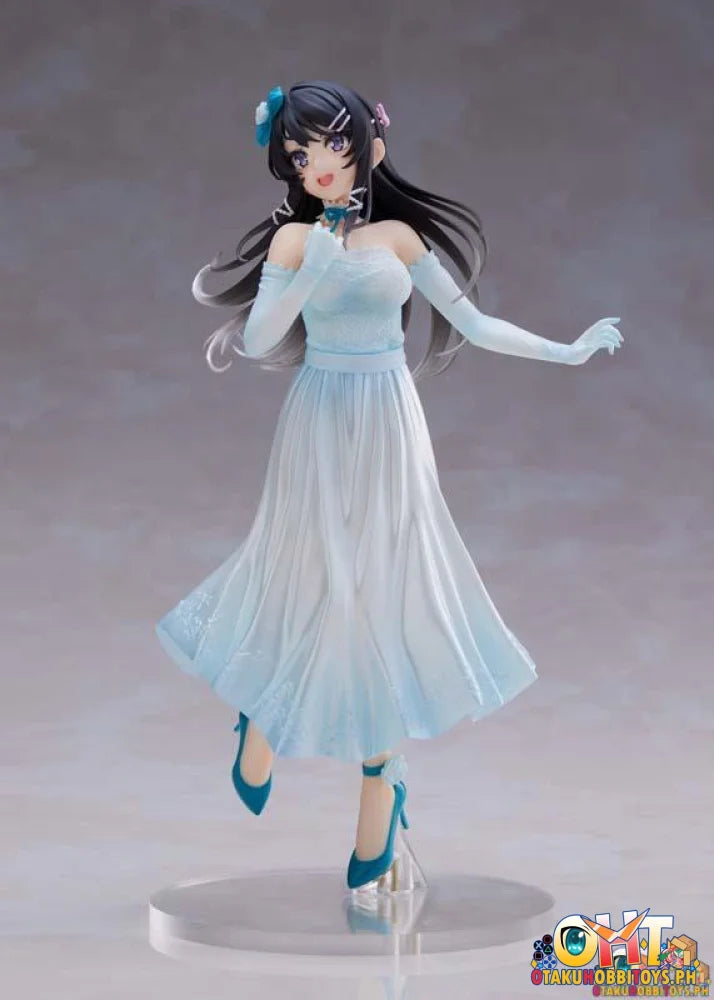 Taito Rascal Does Not Dream Of Bunny Girl Senpai Coreful Figure Mai Sakurajima Party Dress Ver.