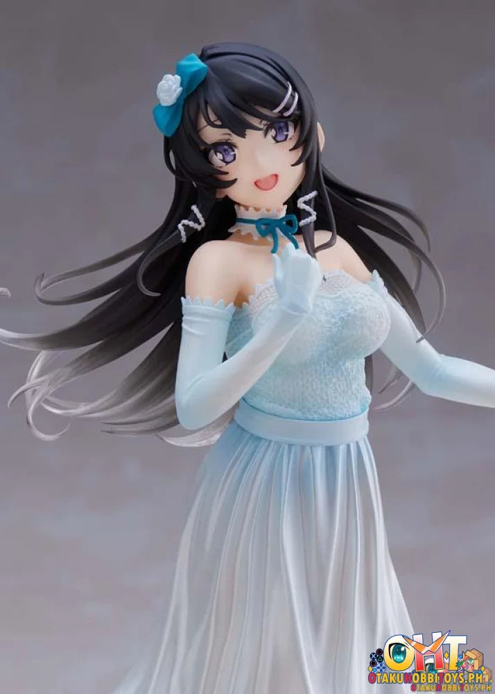 Taito Rascal Does Not Dream Of Bunny Girl Senpai Coreful Figure Mai Sakurajima Party Dress Ver.