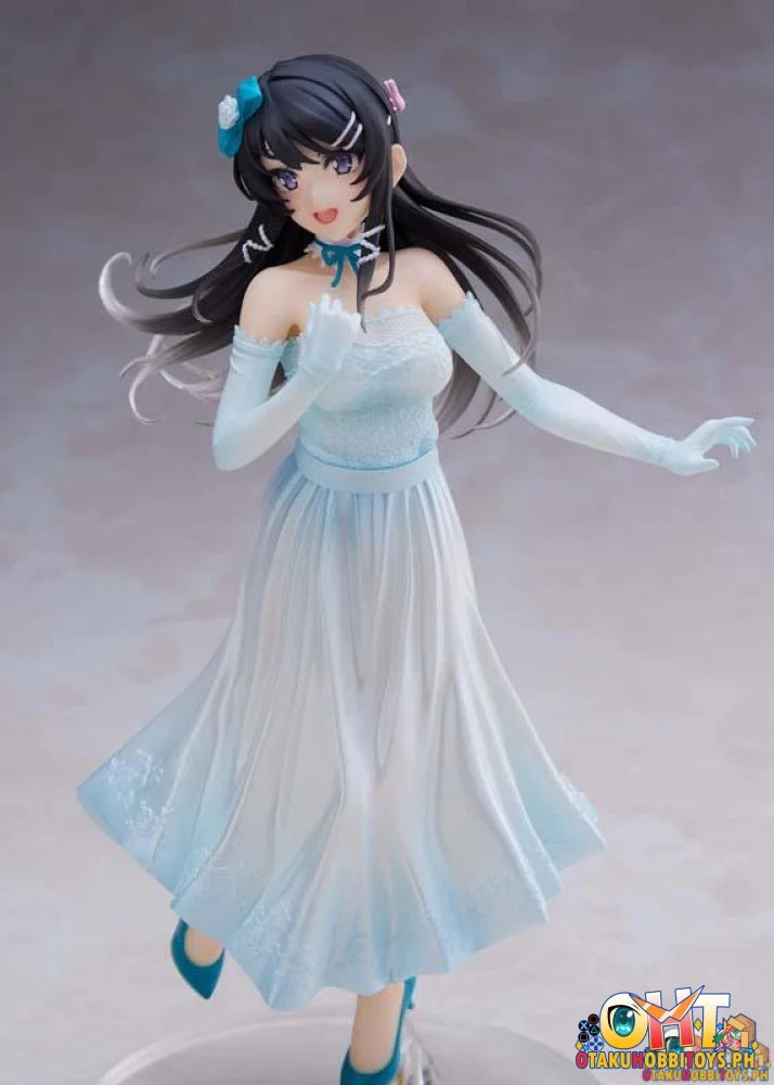 Taito Rascal Does Not Dream Of Bunny Girl Senpai Coreful Figure Mai Sakurajima Party Dress Ver.