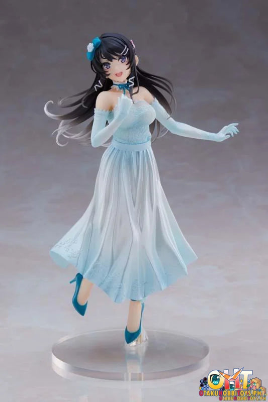 Taito Rascal Does Not Dream Of Bunny Girl Senpai Coreful Figure Mai Sakurajima Party Dress Ver.