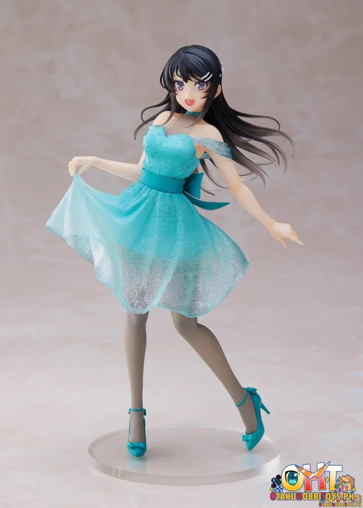 Taito Rascal Does Not Dream Of Bunny Girl Senpai Coreful Figure Sakurajima Mai Clear Dress Ver Prize