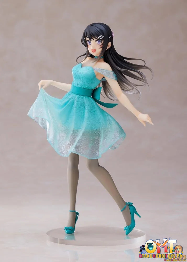 Taito Rascal Does Not Dream Of Bunny Girl Senpai Coreful Figure Sakurajima Mai Clear Dress Ver Prize