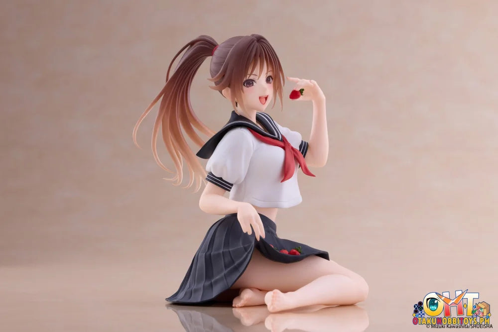 TAITO Strawberry 100% Desktop Cute Figure - Satsuki Kitaoji (School uniform Ver.) - Prize Figure