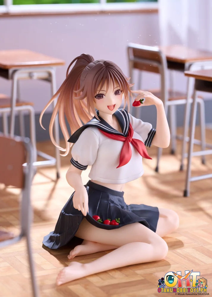 TAITO Strawberry 100% Desktop Cute Figure - Satsuki Kitaoji (School uniform Ver.) - Prize Figure