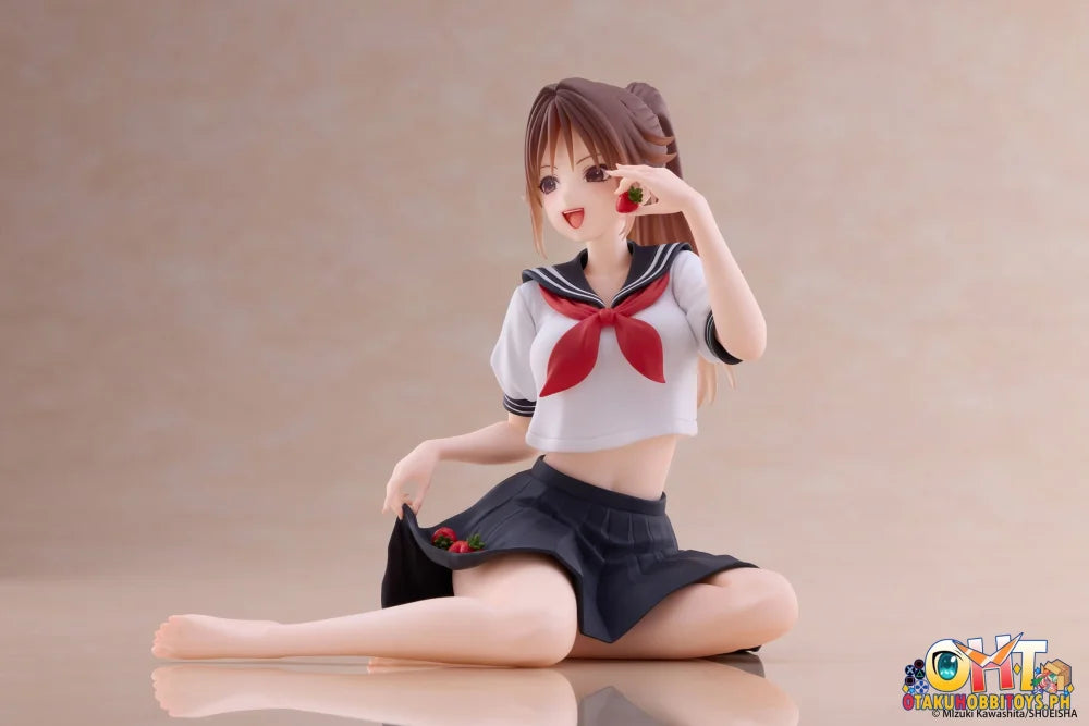 TAITO Strawberry 100% Desktop Cute Figure - Satsuki Kitaoji (School uniform Ver.) - Prize Figure