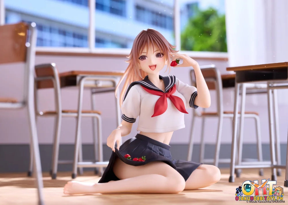 TAITO Strawberry 100% Desktop Cute Figure - Satsuki Kitaoji (School uniform Ver.) - Prize Figure