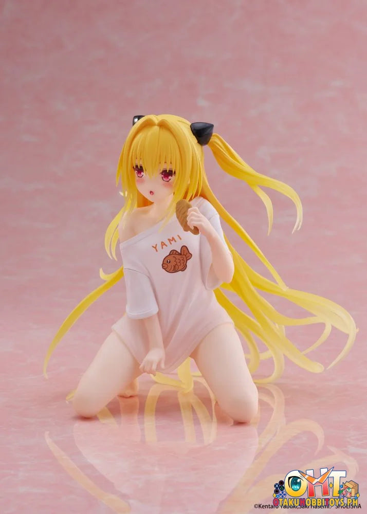 TAITO To Love Ru Darkness Desktop Cute Figure Golden Darkness (Roomwear Ver.) Prize Figure