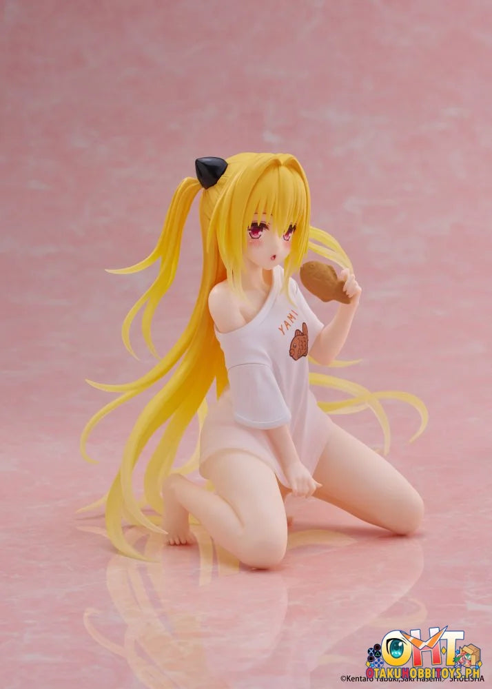 TAITO To Love Ru Darkness Desktop Cute Figure Golden Darkness (Roomwear Ver.) Prize Figure