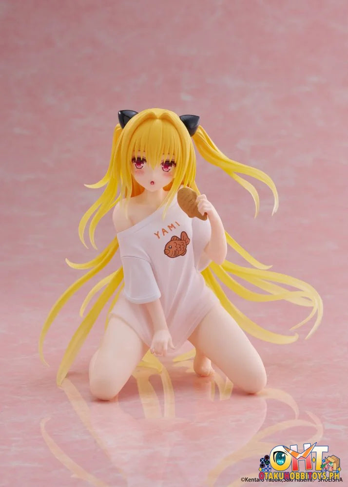 TAITO To Love Ru Darkness Desktop Cute Figure Golden Darkness (Roomwear Ver.) Prize Figure