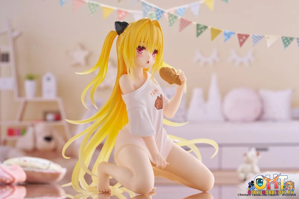 TAITO To Love Ru Darkness Desktop Cute Figure Golden Darkness (Roomwear Ver.) Prize Figure