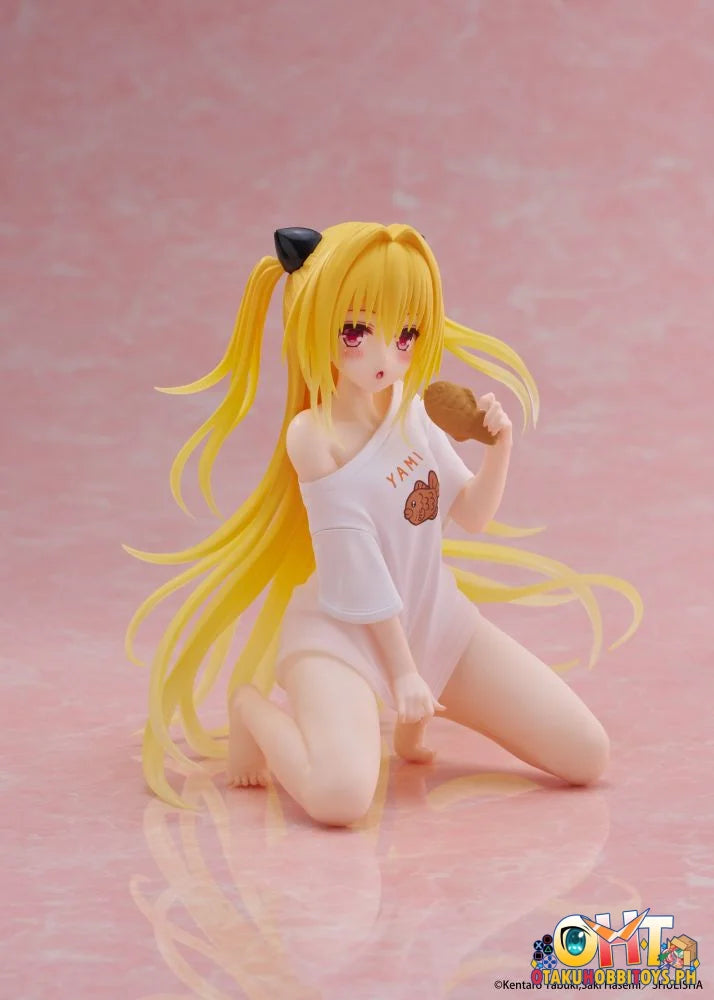 TAITO To Love Ru Darkness Desktop Cute Figure Golden Darkness (Roomwear Ver.) Prize Figure