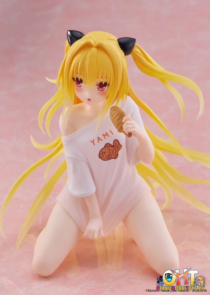 TAITO To Love Ru Darkness Desktop Cute Figure Golden Darkness (Roomwear Ver.) Prize Figure