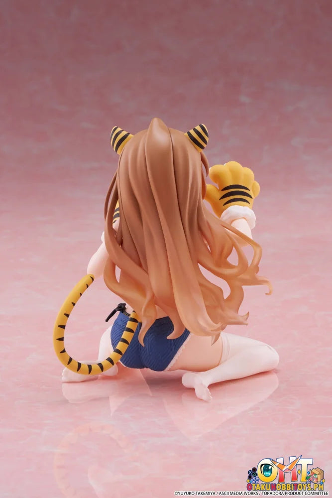 TAITO Toradora! Desktop Cute Figure - Taiga Aisaka (Tiger Costume Swimwear Ver.) - Prize Figure