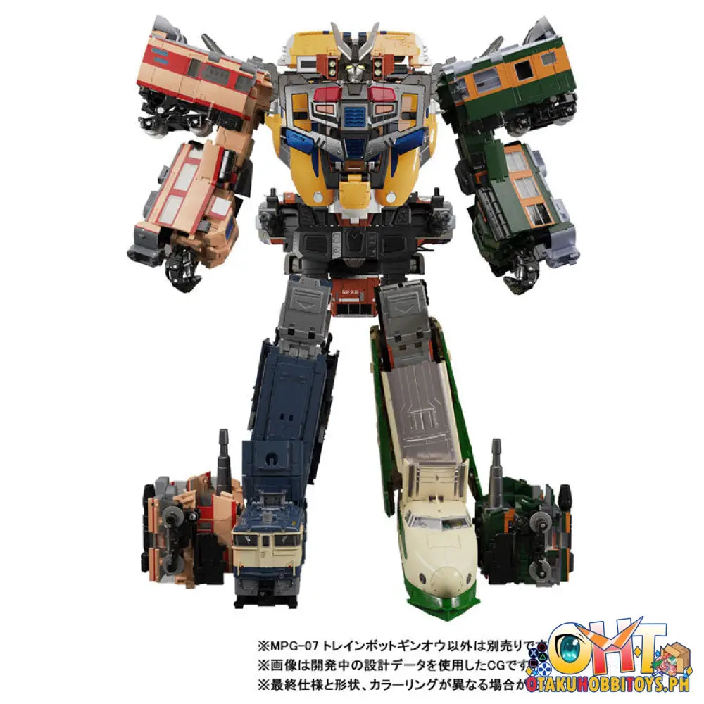 Takara Tomy Transformers Masterpiece Mpg-07 Trainbot Ginou Articulated Figure