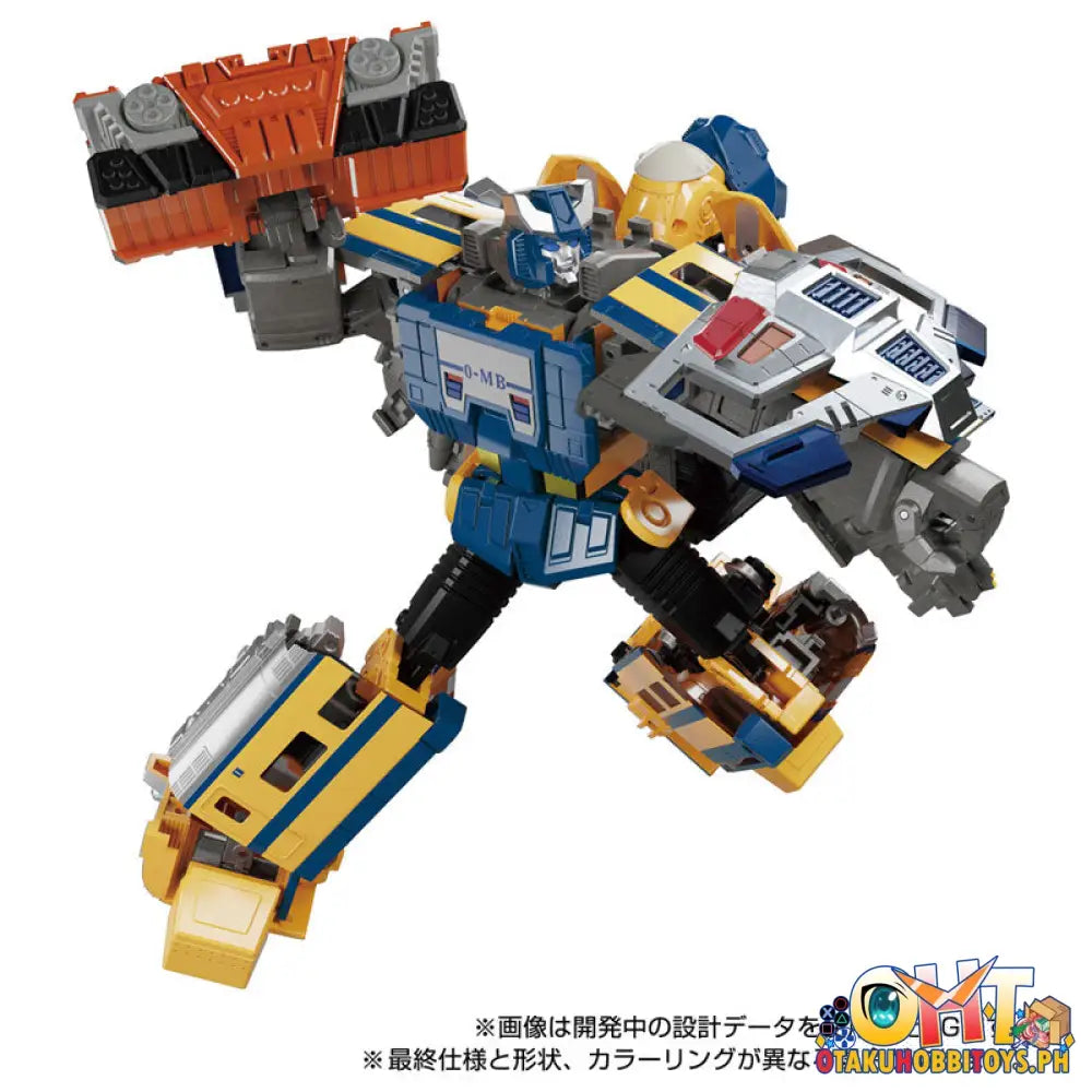 Takara Tomy Transformers Masterpiece Mpg-07 Trainbot Ginou Articulated Figure