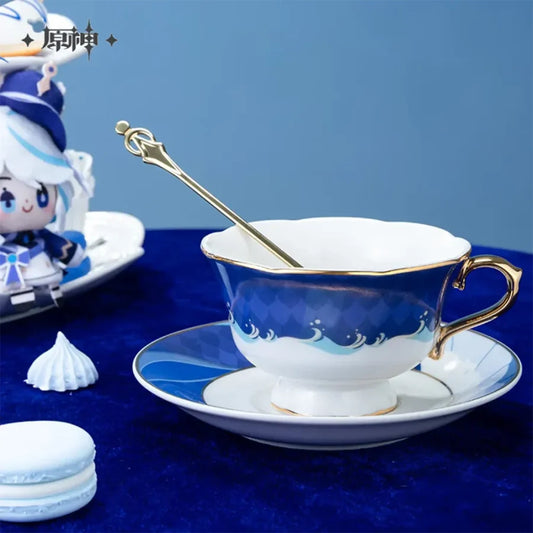Mihoyo Genshin Impact Furina Impression Afternoon Tea Cup and Saucer Set - ON HAND