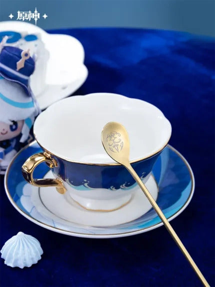 Mihoyo Genshin Impact Furina Impression Afternoon Tea Cup and Saucer Set - ON HAND