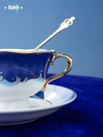 Mihoyo Genshin Impact Furina Impression Afternoon Tea Cup and Saucer Set - ON HAND