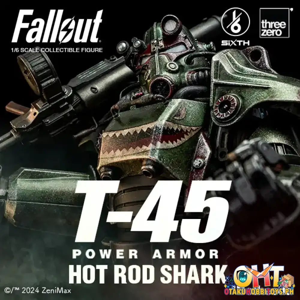 Threezero Fallout 1/6 T - 45 Hot Rod Shark Power Armor Articulated Figure