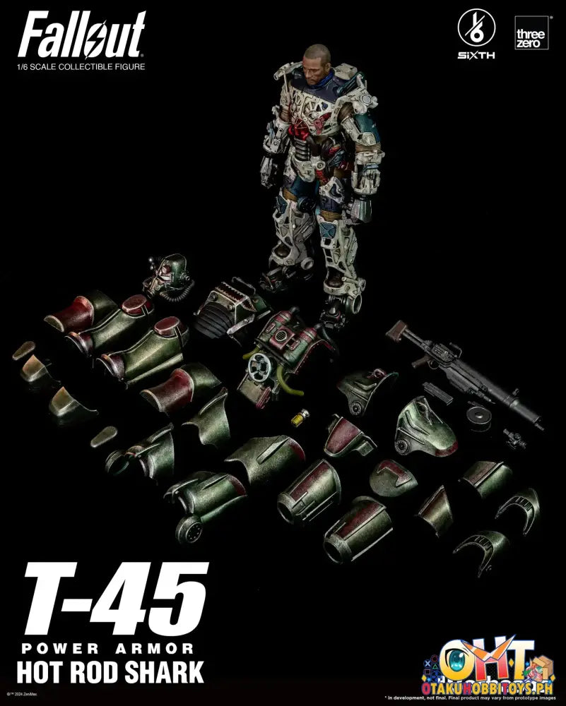 Threezero Fallout 1/6 T - 45 Hot Rod Shark Power Armor Articulated Figure