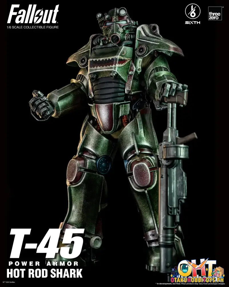 Threezero Fallout 1/6 T - 45 Hot Rod Shark Power Armor Articulated Figure