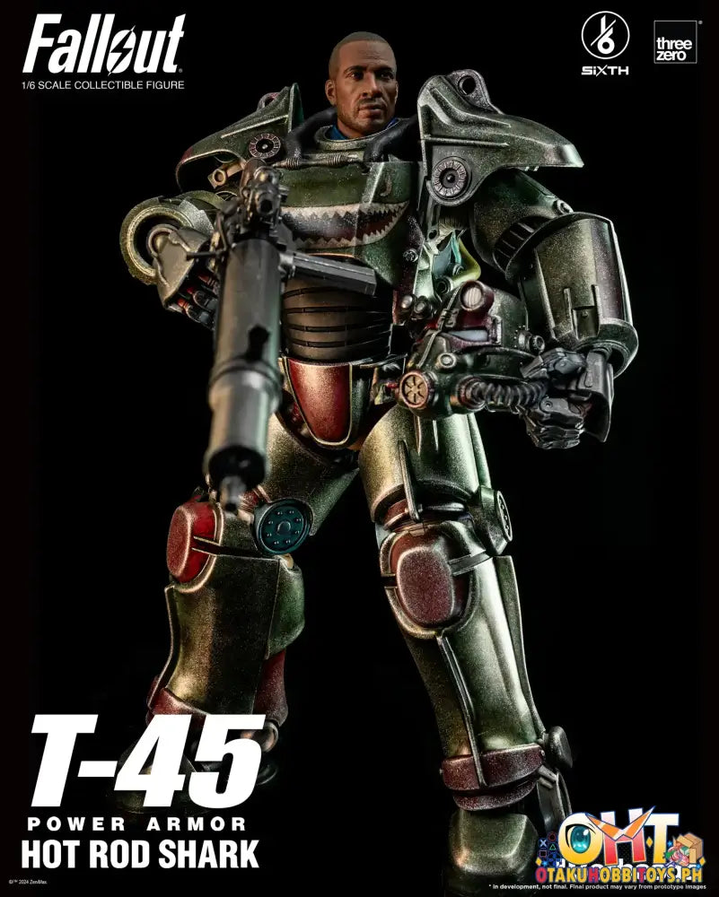 Threezero Fallout 1/6 T - 45 Hot Rod Shark Power Armor Articulated Figure