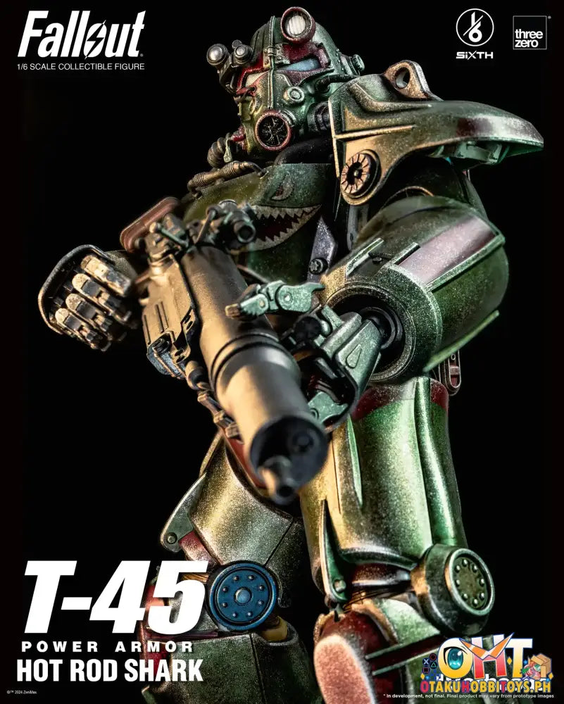 Threezero Fallout 1/6 T - 45 Hot Rod Shark Power Armor Articulated Figure