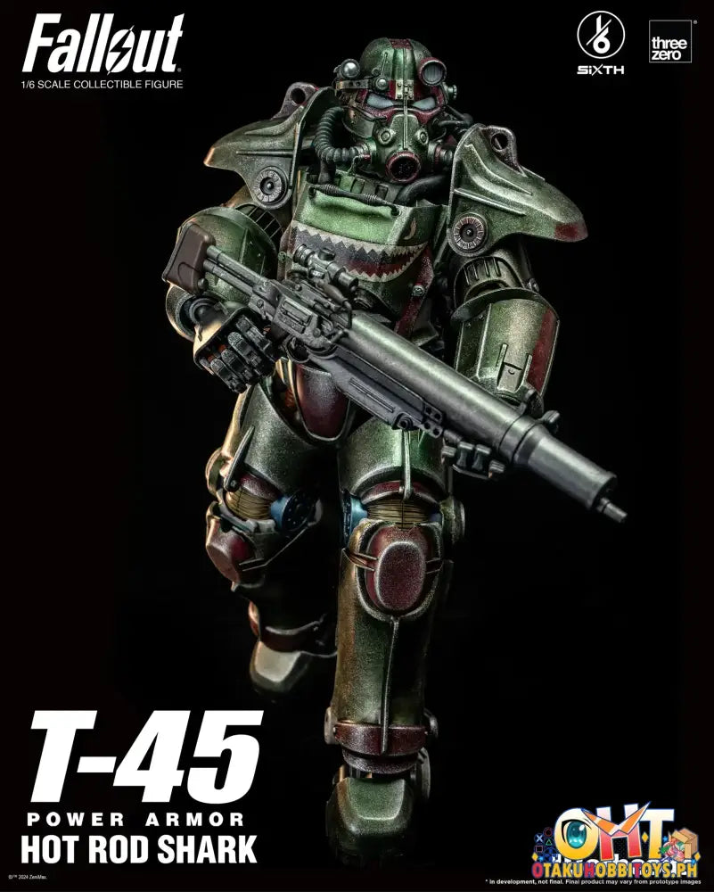 Threezero Fallout 1/6 T - 45 Hot Rod Shark Power Armor Articulated Figure