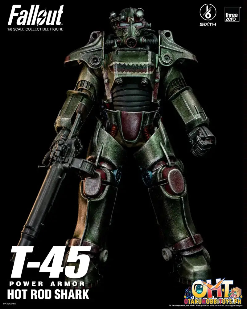 Threezero Fallout 1/6 T - 45 Hot Rod Shark Power Armor Articulated Figure