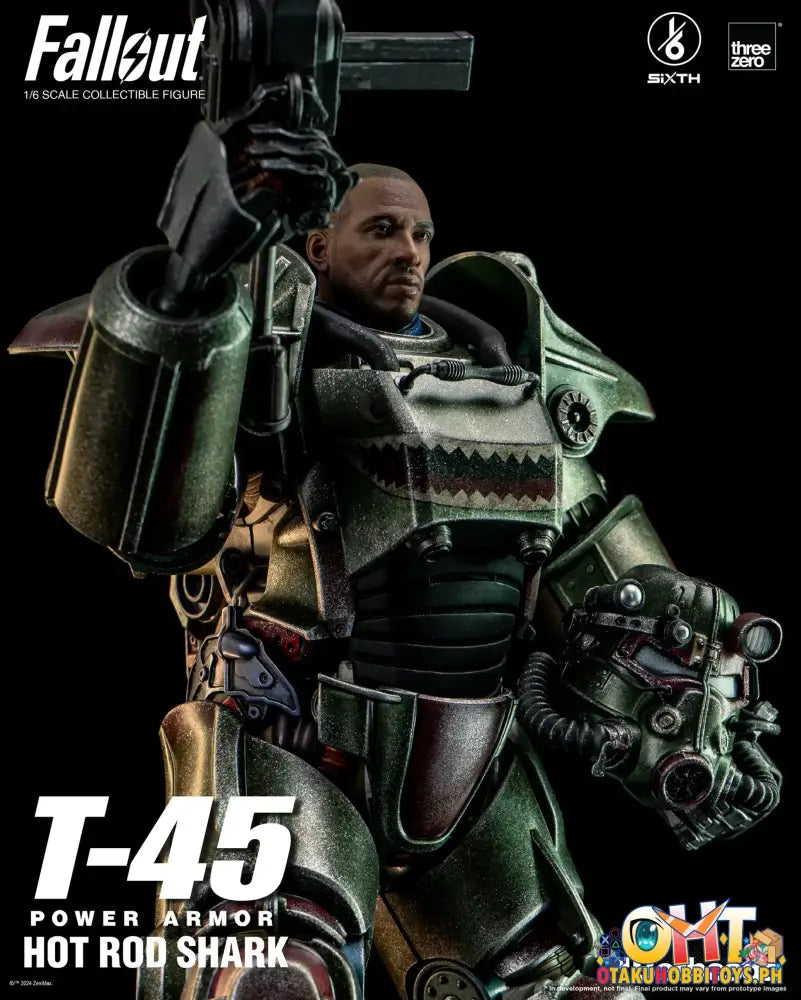 Threezero Fallout 1/6 T - 45 Hot Rod Shark Power Armor Articulated Figure