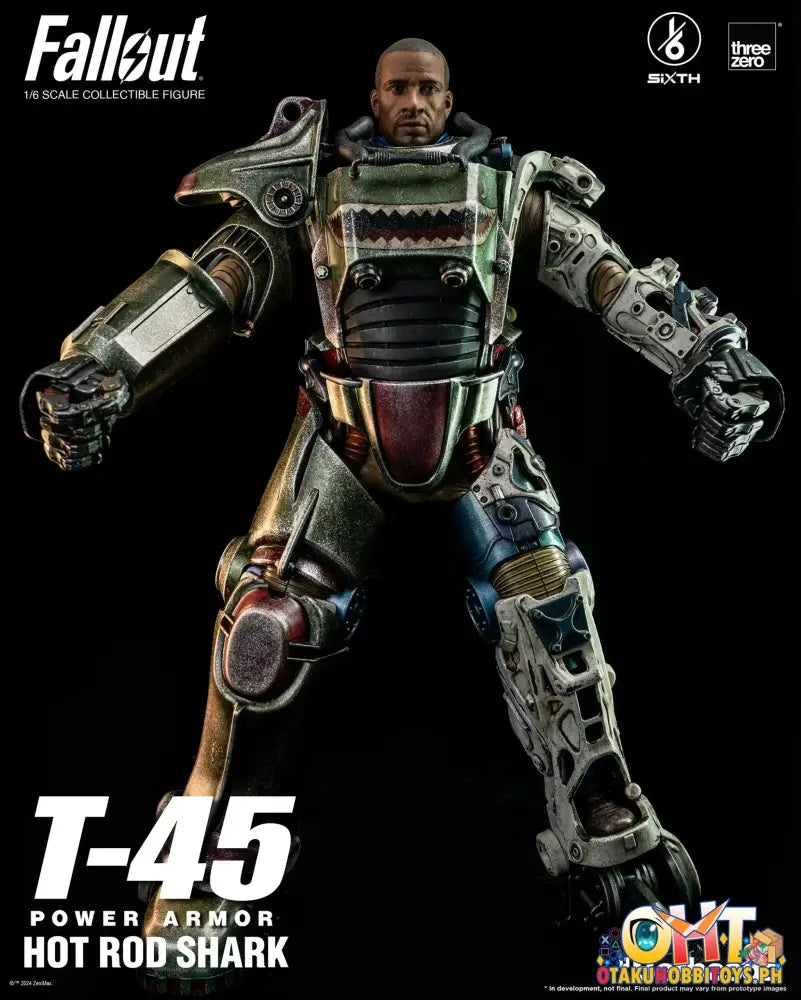 Threezero Fallout 1/6 T - 45 Hot Rod Shark Power Armor Articulated Figure