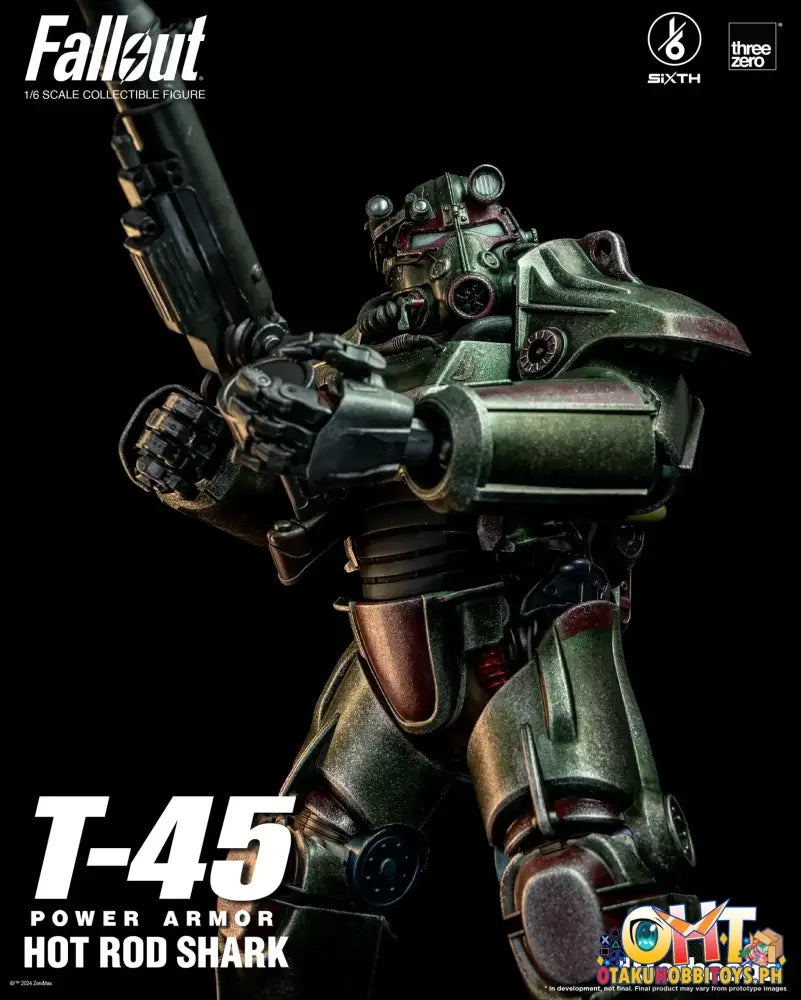 Threezero Fallout 1/6 T - 45 Hot Rod Shark Power Armor Articulated Figure