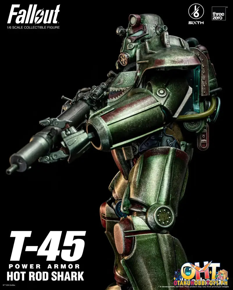 Threezero Fallout 1/6 T - 45 Hot Rod Shark Power Armor Articulated Figure