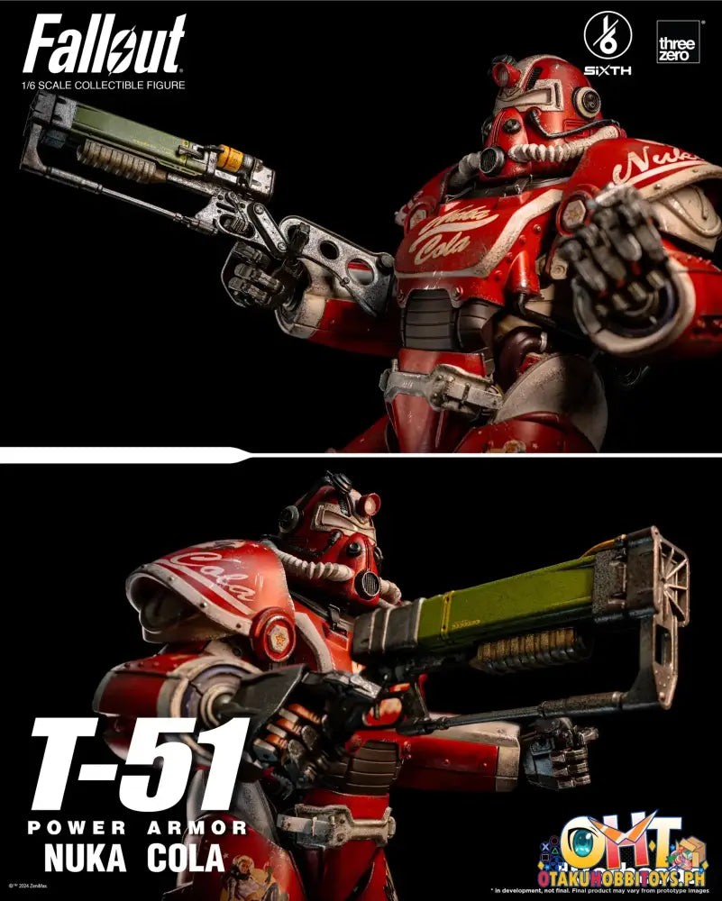 Threezero Fallout 1/6 T - 51 Nuka Cola Power Armor Articulated Figure