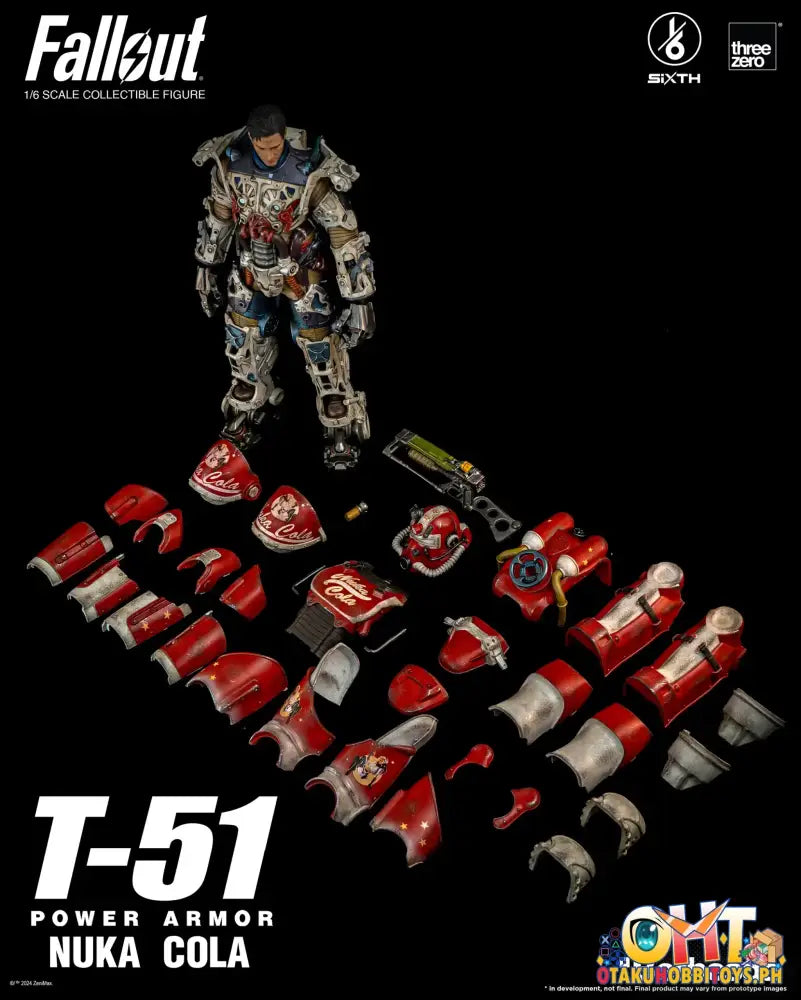 Threezero Fallout 1/6 T - 51 Nuka Cola Power Armor Articulated Figure