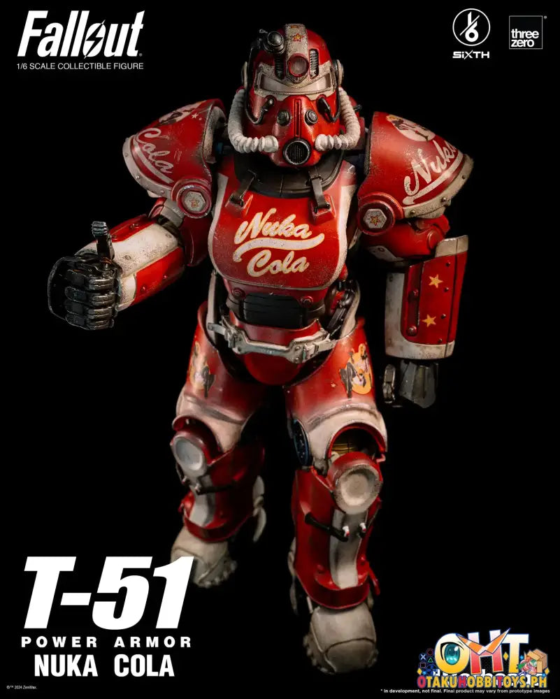 Threezero Fallout 1/6 T - 51 Nuka Cola Power Armor Articulated Figure