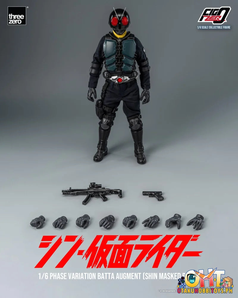 Threezero Figzero 1/6 Phase Variation Batta Augment (Shin Masked Rider) Articulated Figure