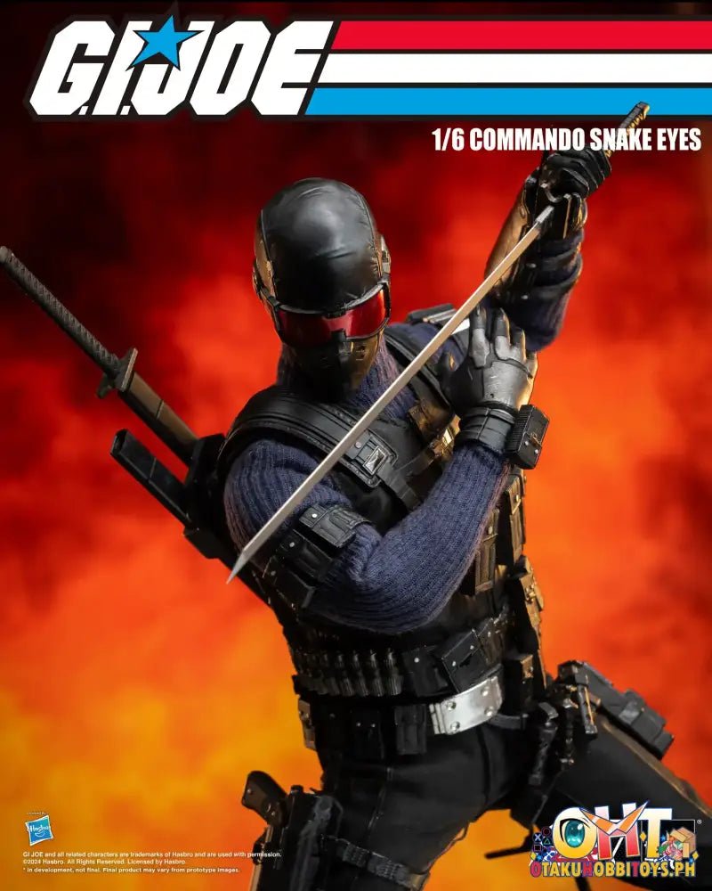 Threezero G.i. Joe Figzero 1/6 Commando Snake Eyes