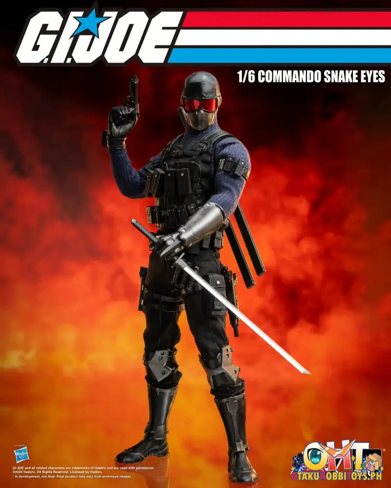 Threezero G.i. Joe Figzero 1/6 Commando Snake Eyes