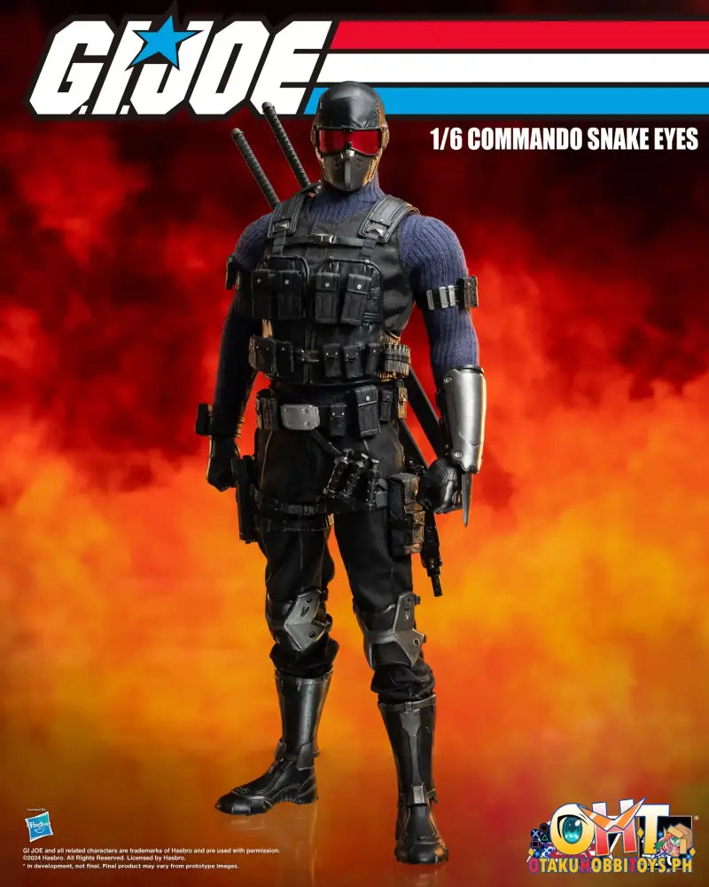 Threezero G.i. Joe Figzero 1/6 Commando Snake Eyes