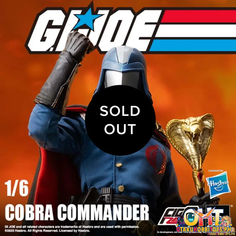 Threezero G.i. Joe Figzero 1/6 Cobra Commander Articulated Figure