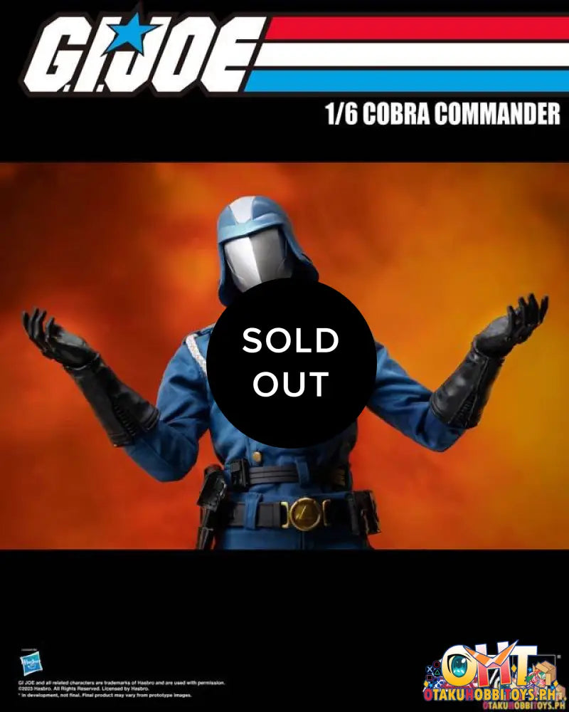 Threezero G.i. Joe Figzero 1/6 Cobra Commander Articulated Figure