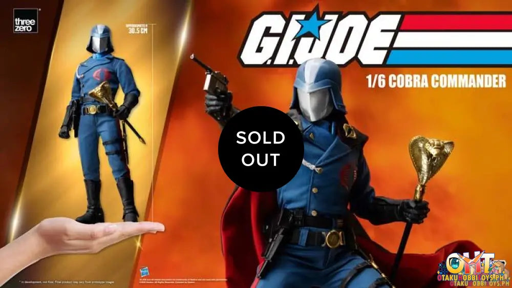 Threezero G.i. Joe Figzero 1/6 Cobra Commander Articulated Figure