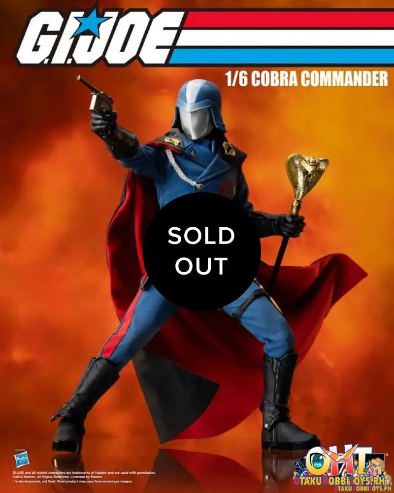 Threezero G.i. Joe Figzero 1/6 Cobra Commander Articulated Figure